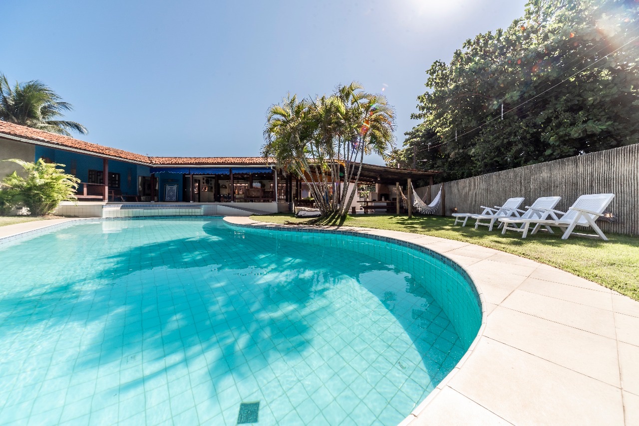 A Casa Niquim vista da área da piscina